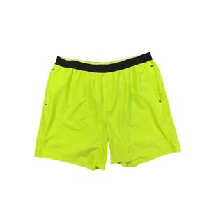 Peloton Shorts Mens XL Neon Black Trim Boxer-brief Lined Stationary Bike Cycling